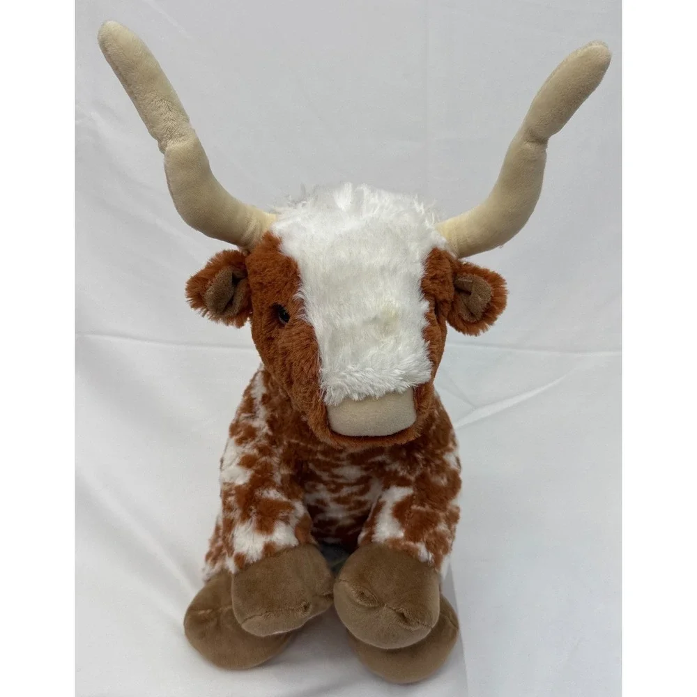 Build A Bear‎ Texas Longhorn Cow Plush 12